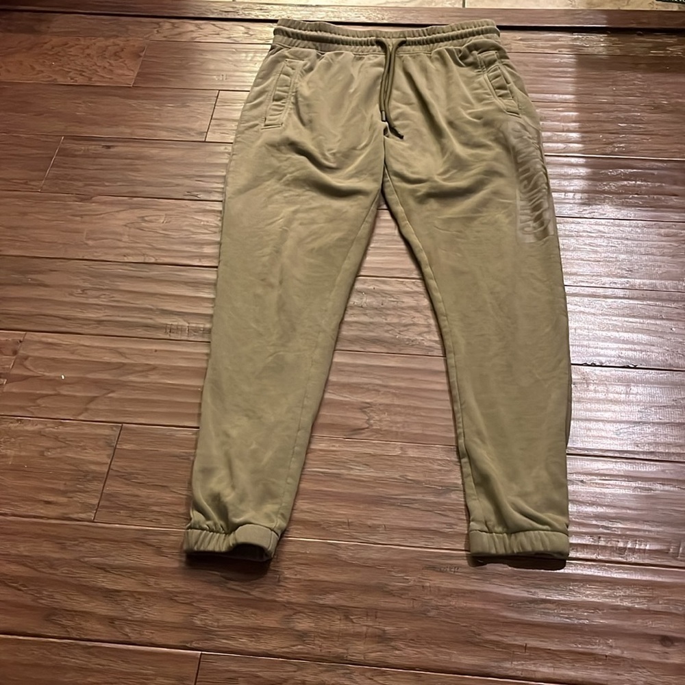 Gymshark Men’s Army Green Joggers‎ Size S